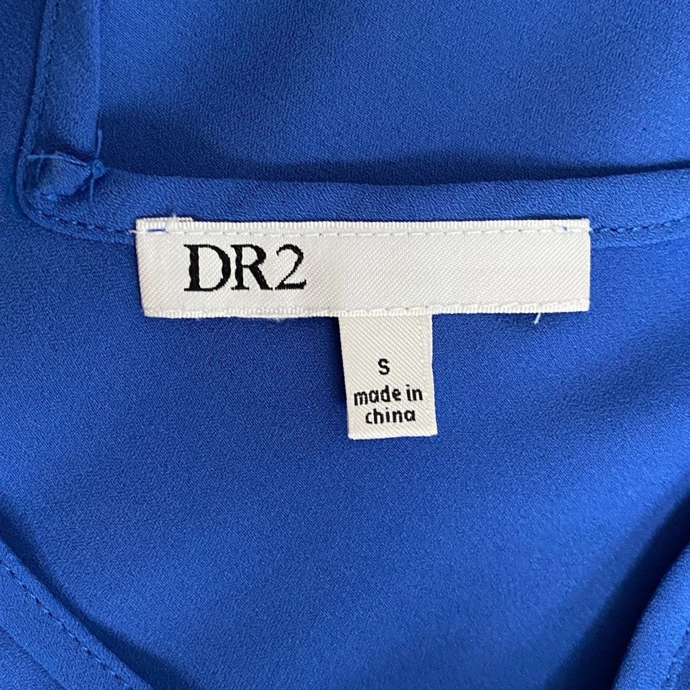 DR2 V-Neck V-Back Cap Sleeve Blouse #AF17 - Picture 6 of 10